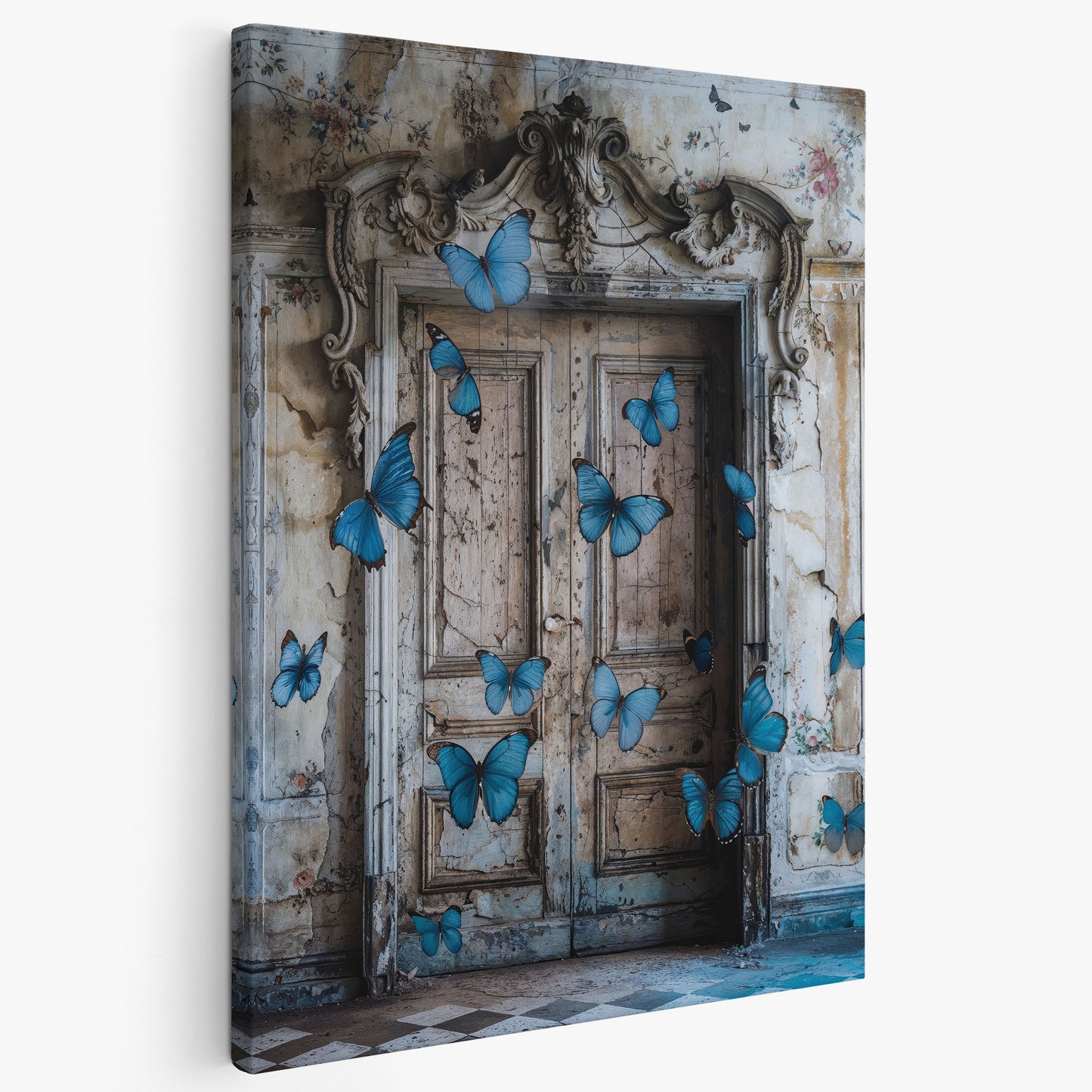 Azure Wings At Parisian Portals