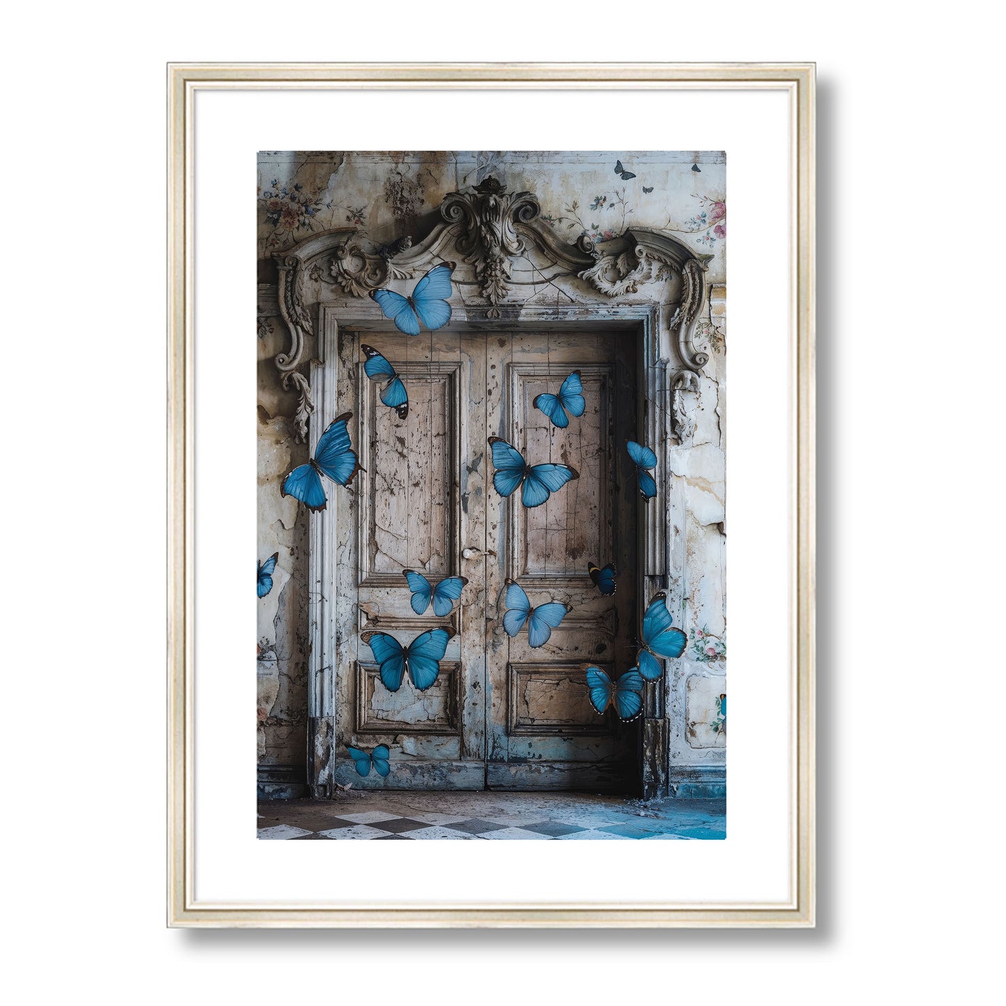 Azure Wings At Parisian Portals