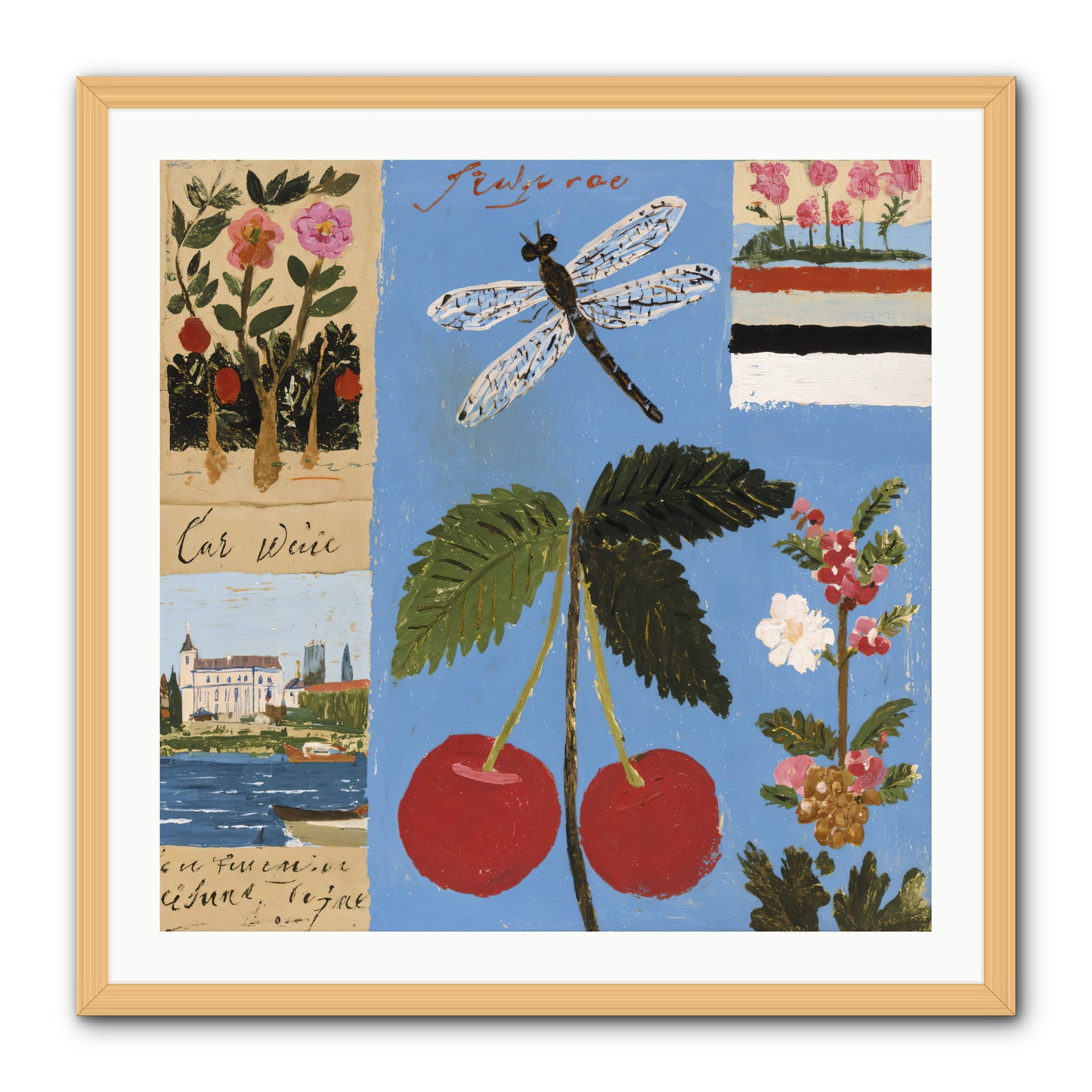 An Avid Seeker -- Framed Print - Natural 30x30