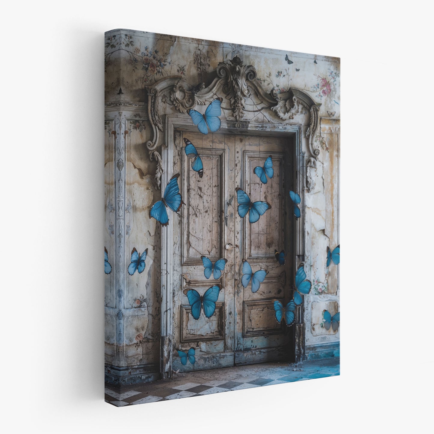 Azure Wings At Parisian Portals