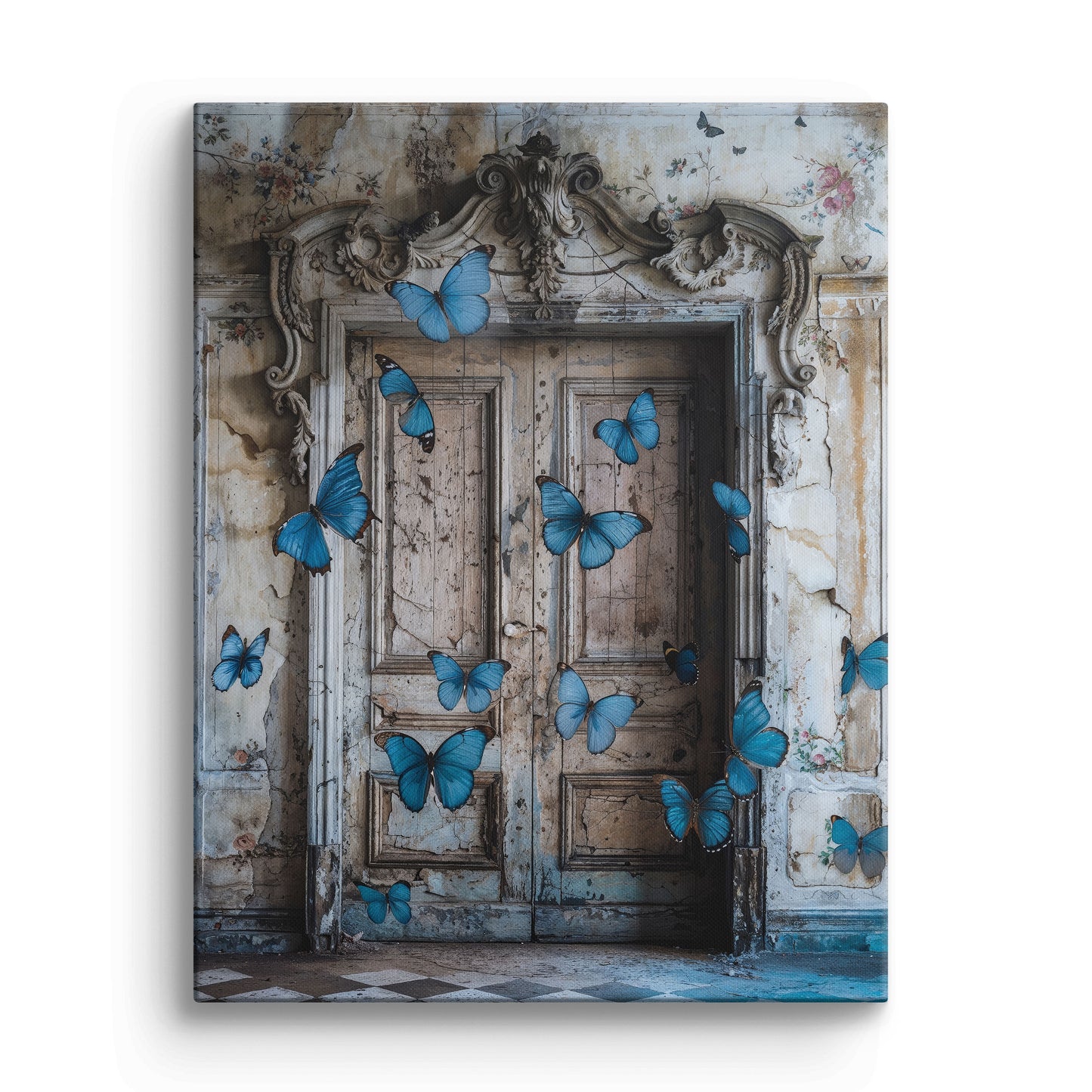 Azure Wings At Parisian Portals