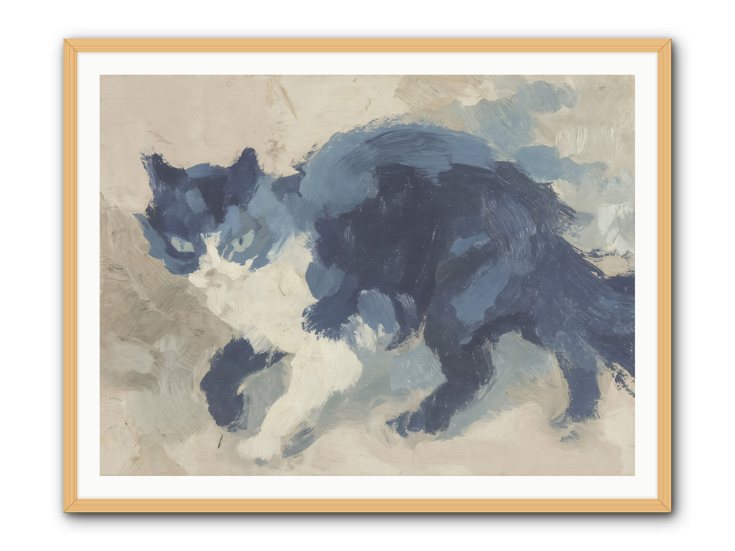 Eloquence In Motion -- Framed Print - Natural 48x36