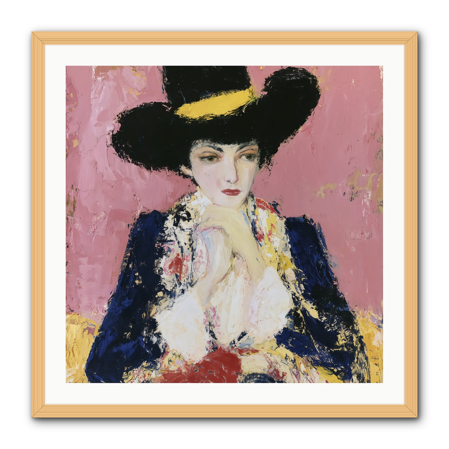 Faith Restored -- Framed Print - Natural 30x30