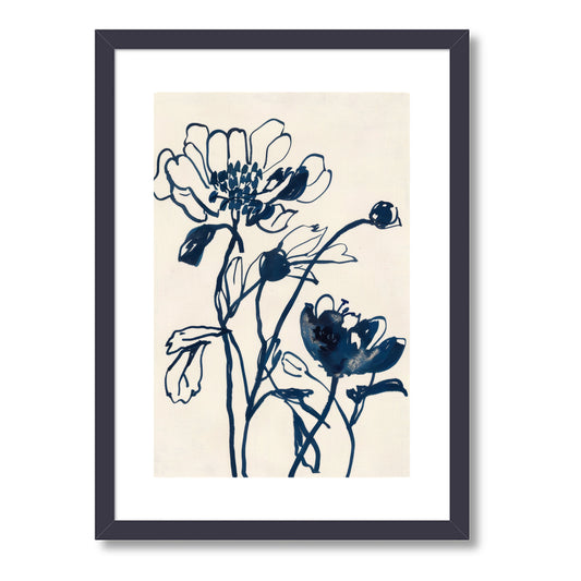 Lapis Blooms No. 2 Wall Art