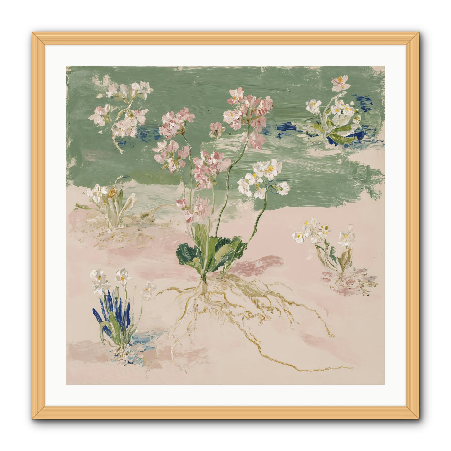 Maybe This Spring -- Framed Print - Natural 30x30