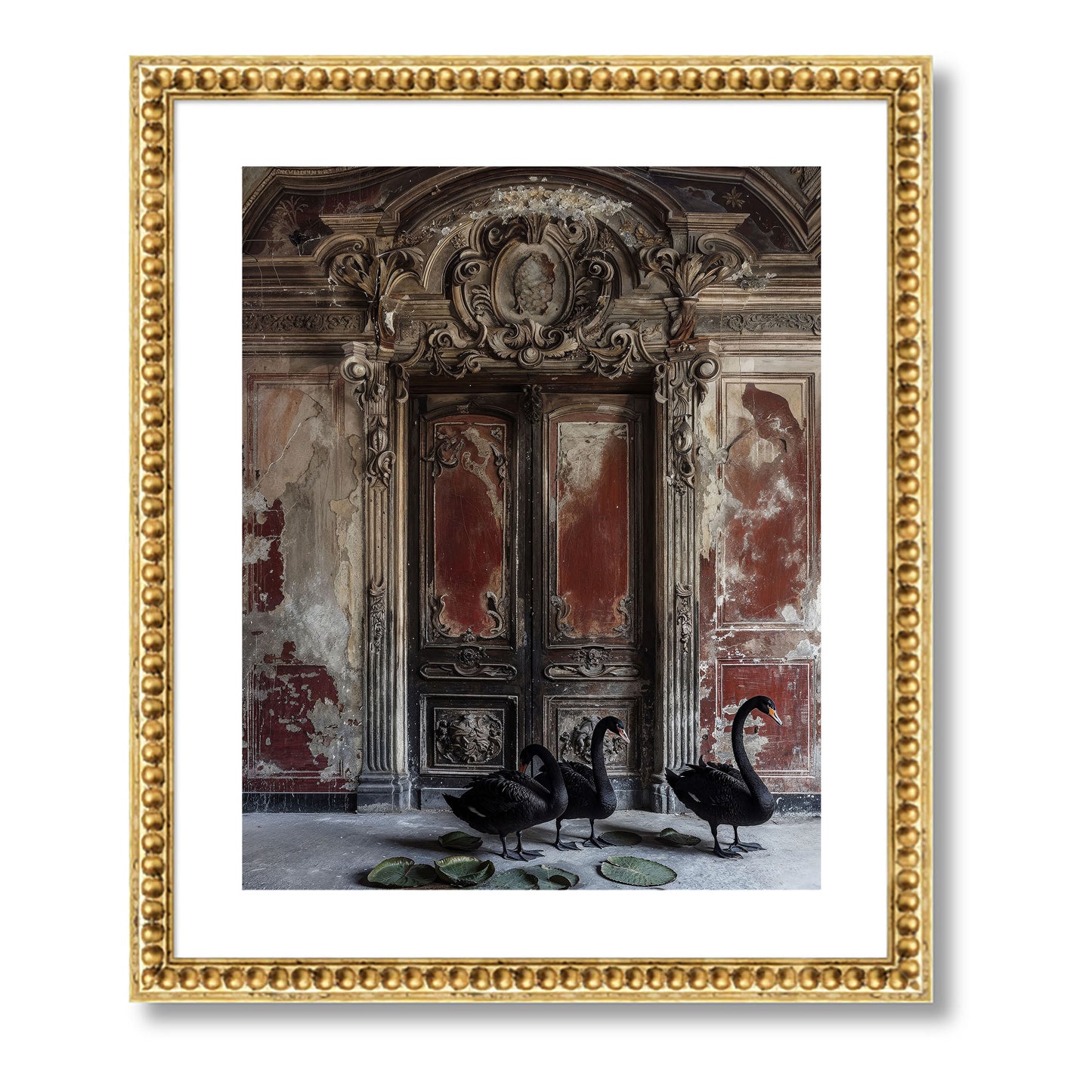 Noir Ballet On Midnight's Lagoon