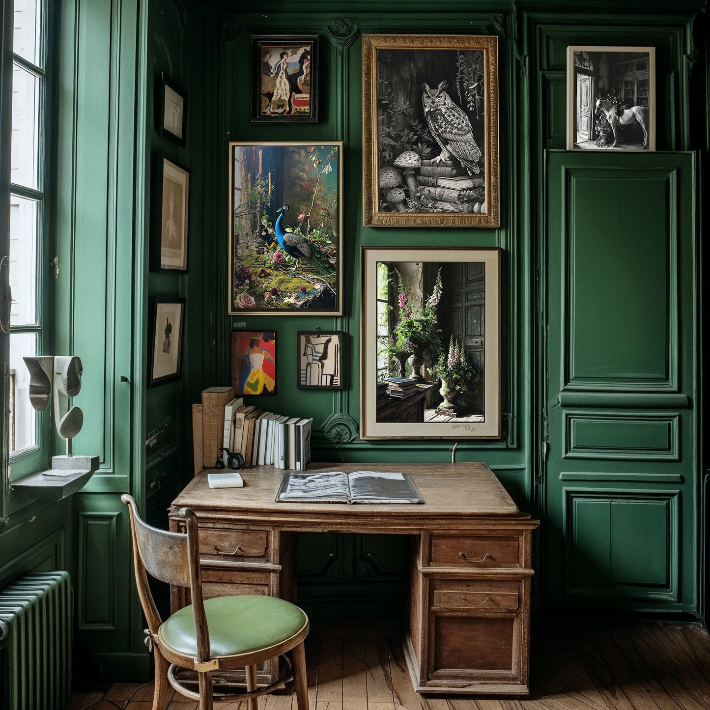 Siren Of The Gardens Fine Art Print