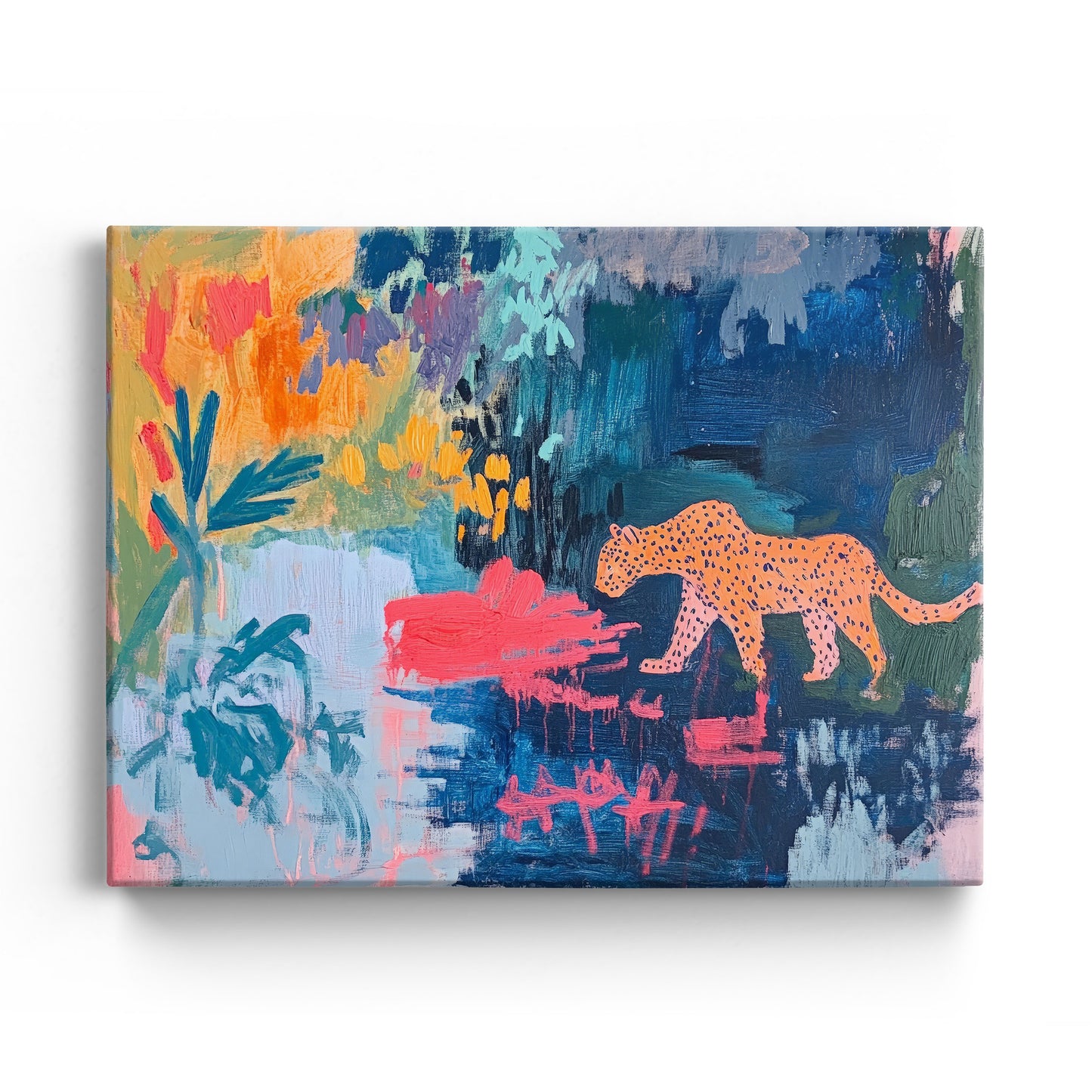 The Painted Leopard's Reverie