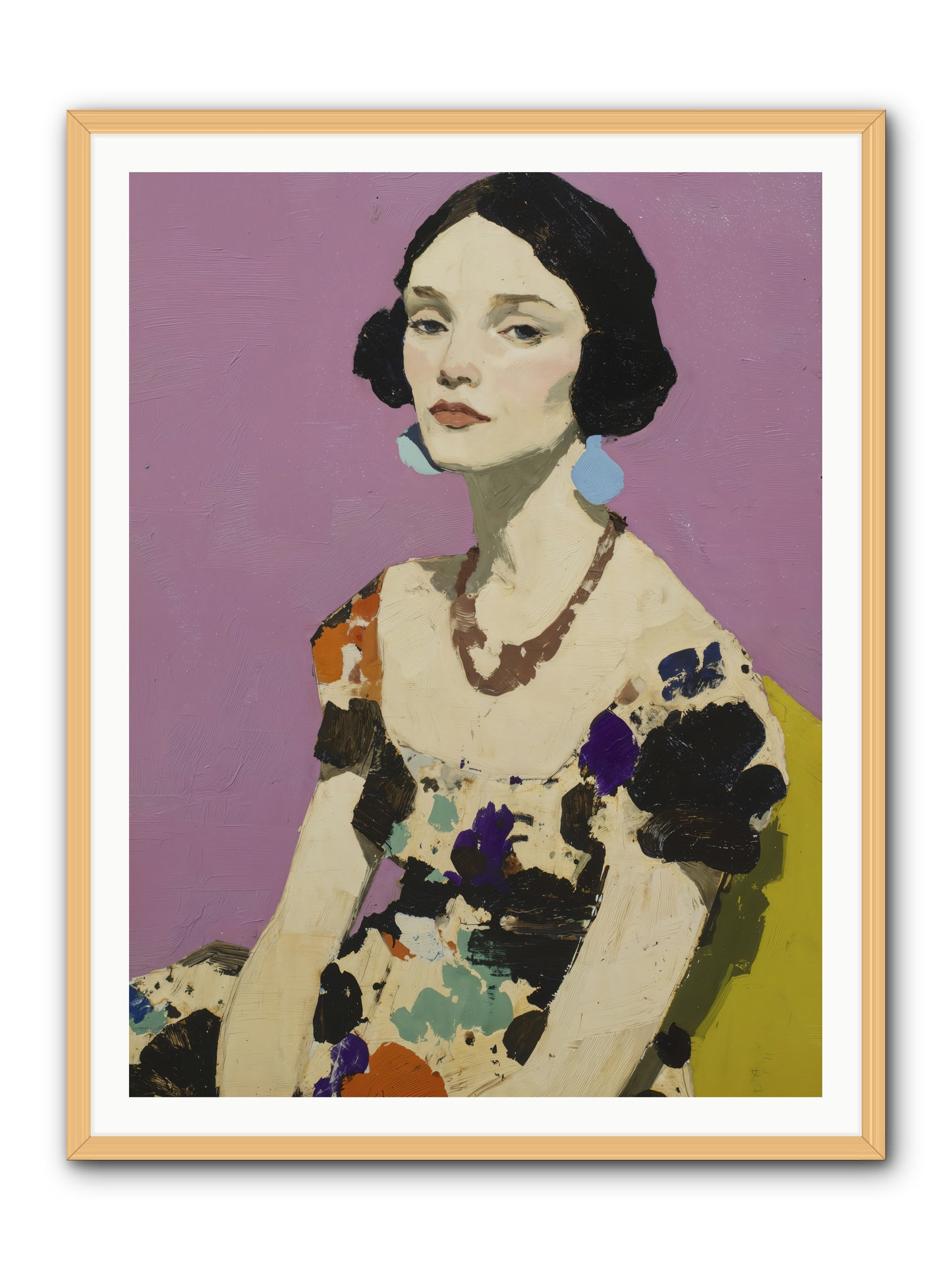 Theatre Queen -- Framed Print - Natural 36x48