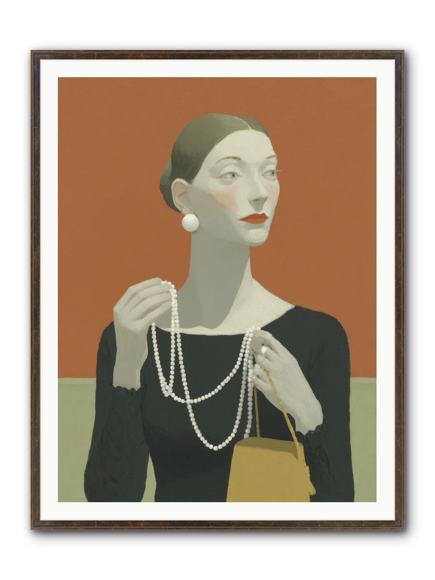 A Quiet Rebellion Framed Print - Slimwoods Black/Gold 36x48