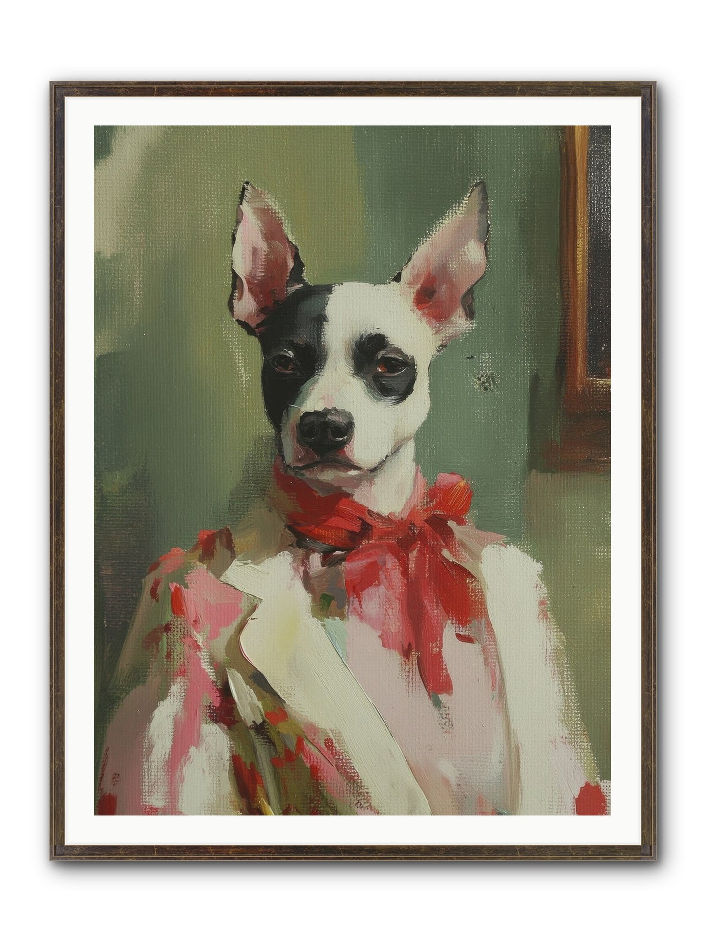 Aristocratic Soul Framed Print - Slimwoods Black/Gold 36x48
