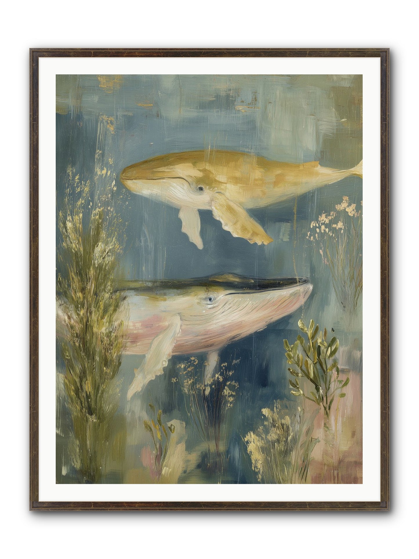 Dance With Wonder Framed Print - Slimwoods Black/Gold 36x48