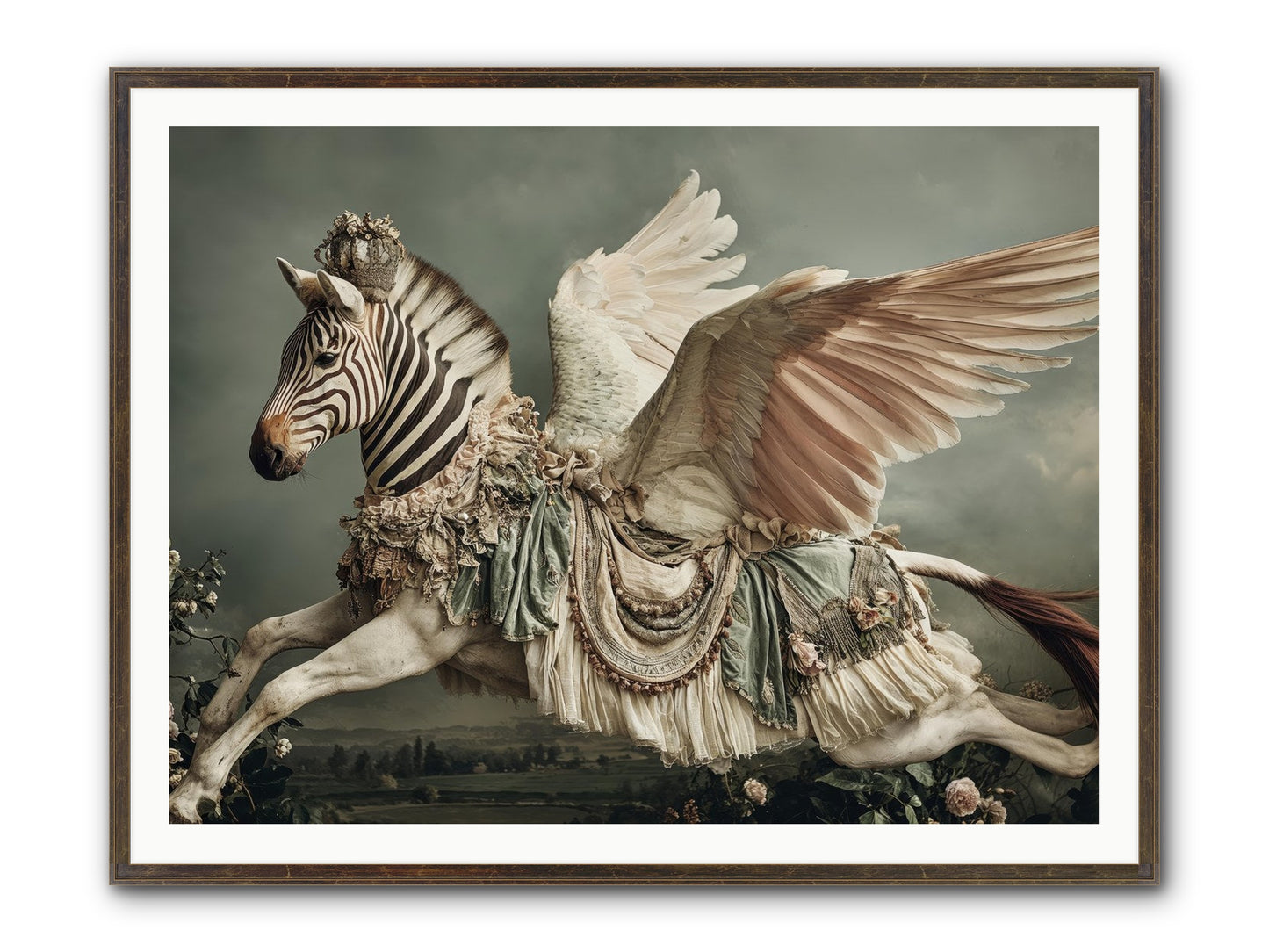 Field Guide To Heartlight No.2 Framed Print - Slimwoods Black/Gold 48x36