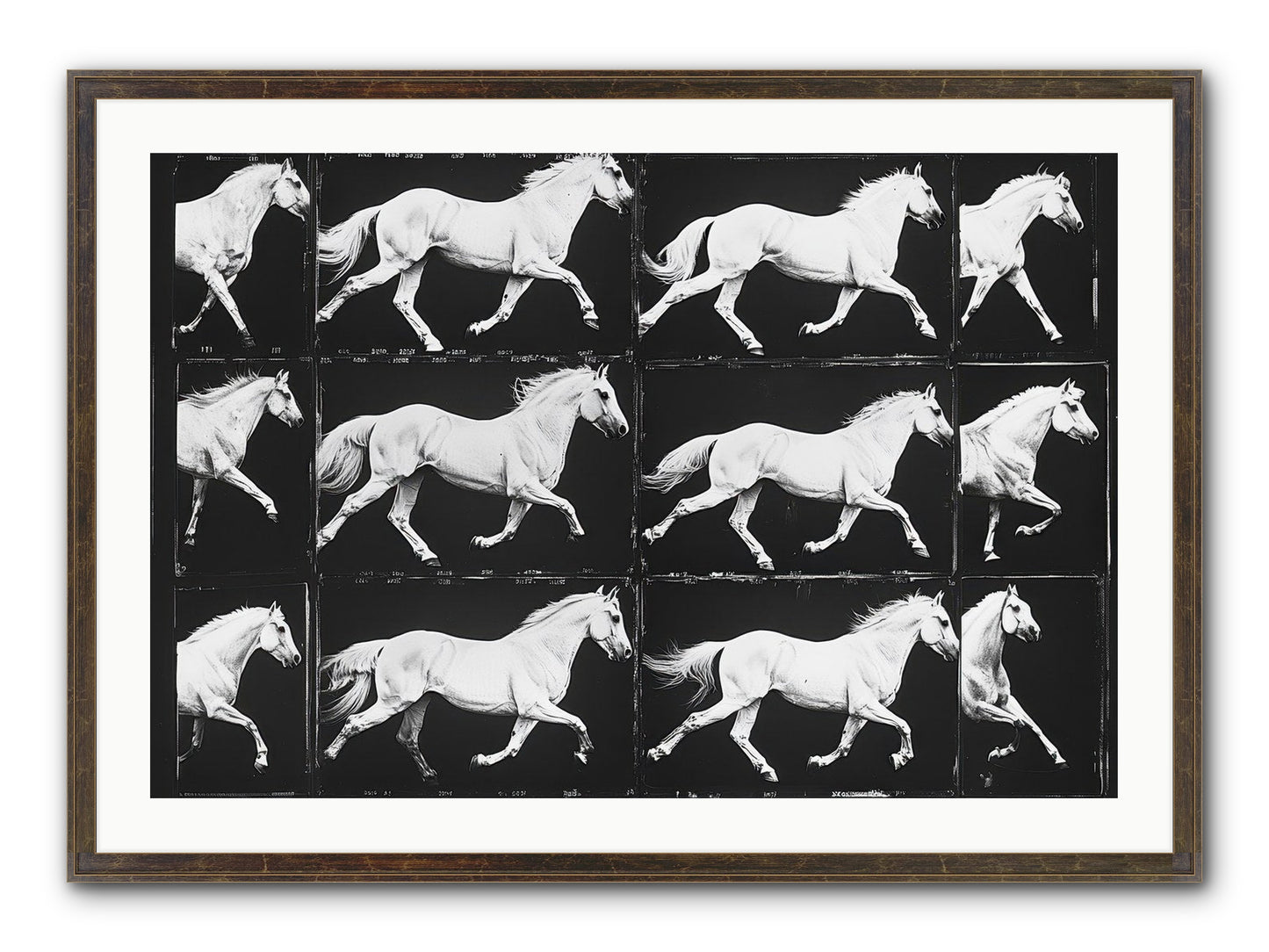 In Motion Framed Print - Slimwoods Black/Gold 36x24