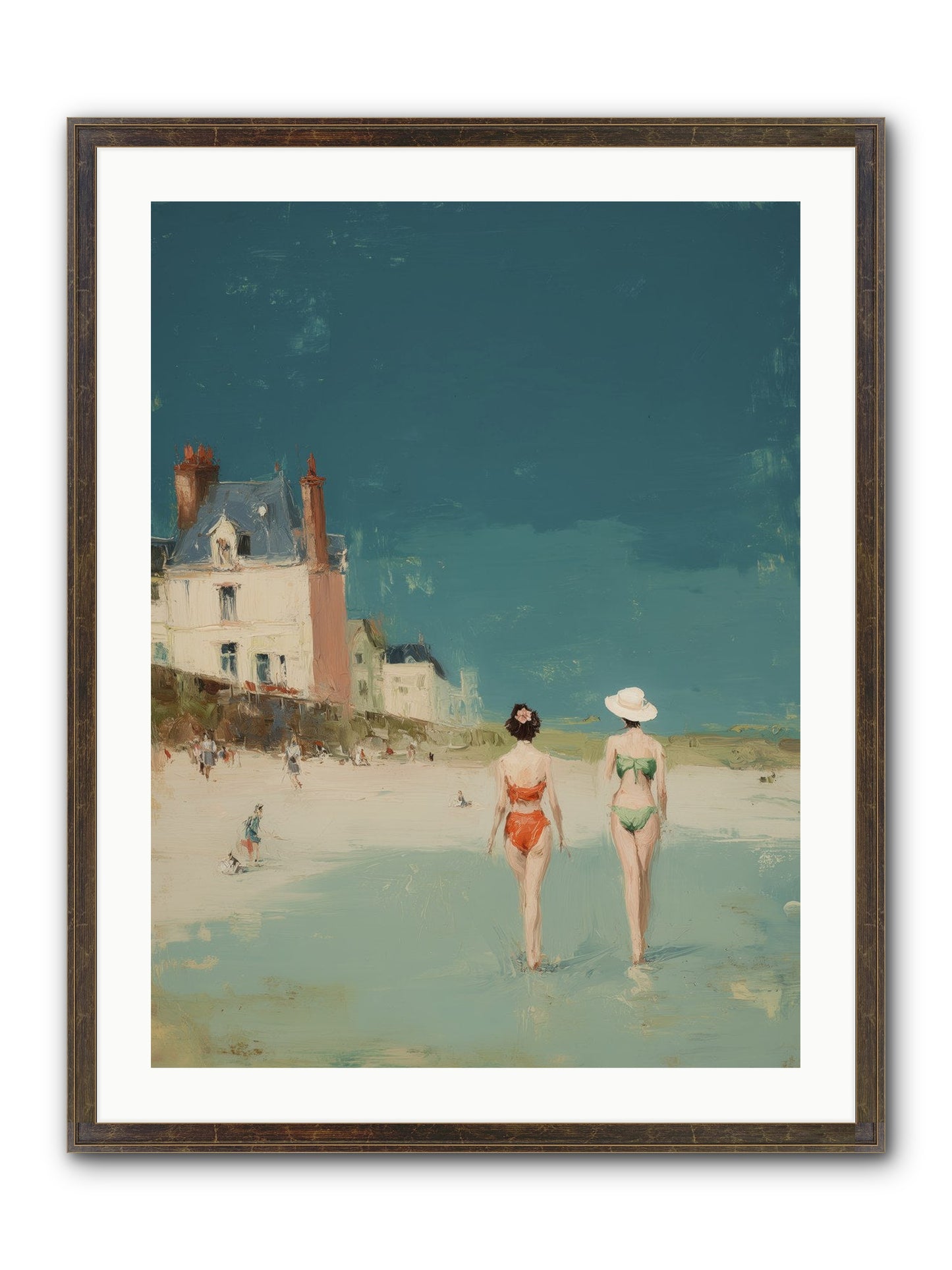 Life's Long Song Framed Print - Slimwoods Black/Gold 24x32