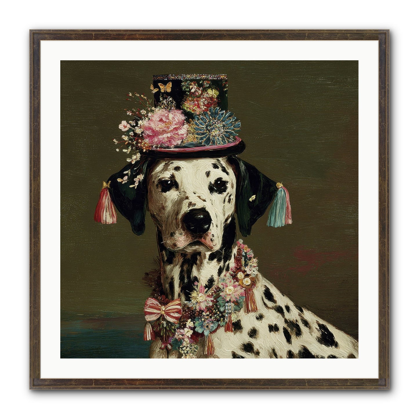 Midnight’s Promise Framed Print - Slimwoods Black/Gold 30x30