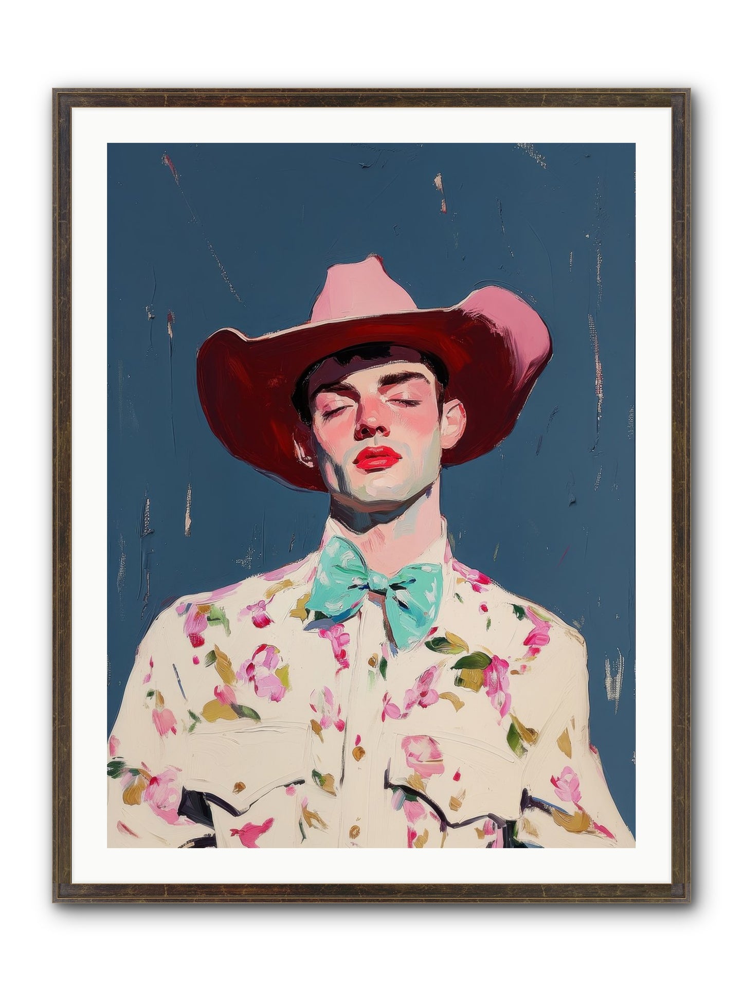 Range Lord Framed Print - Slimwoods Black/Gold 30x40