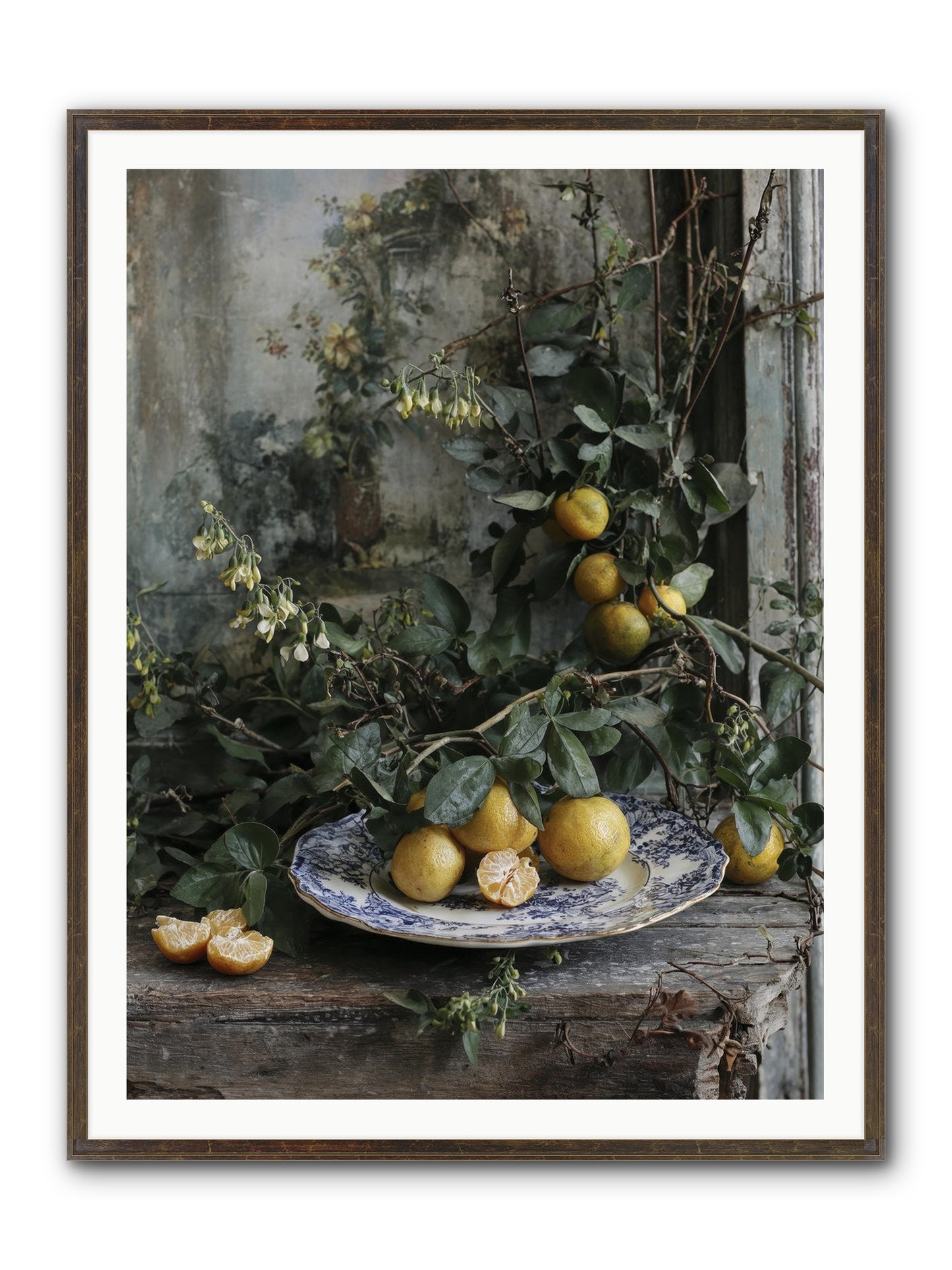 Remember Framed Print - Slimwoods Black/Gold 36x48