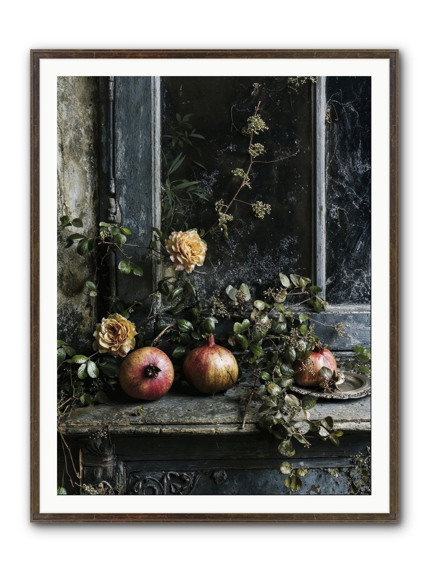 Sweet Surrender Framed Print - Slimwoods Black/Gold 36x48