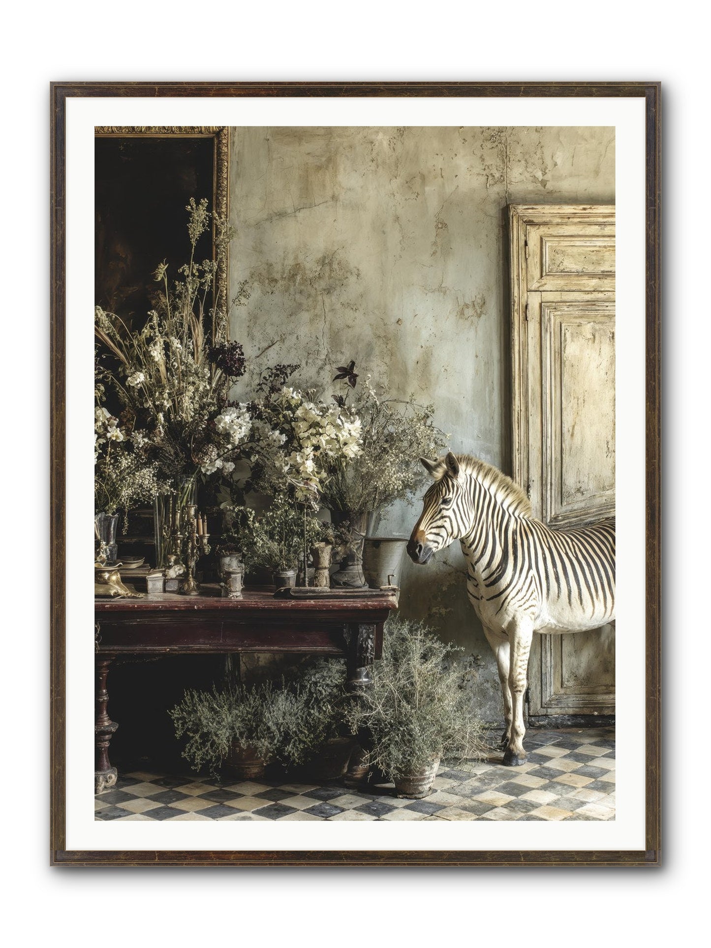The Unending Prairie Framed Print - Slimwoods Black/Gold 36x48