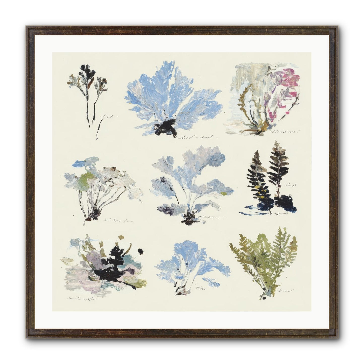 The Unfurling Chronicles No.2 Framed Print - Slimwoods Black/Gold 30x30