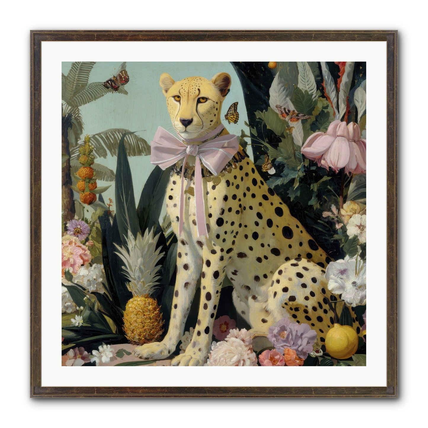 The Wonder Of Silver Dawn Framed Print - Slimwoods Black/Gold 30x30