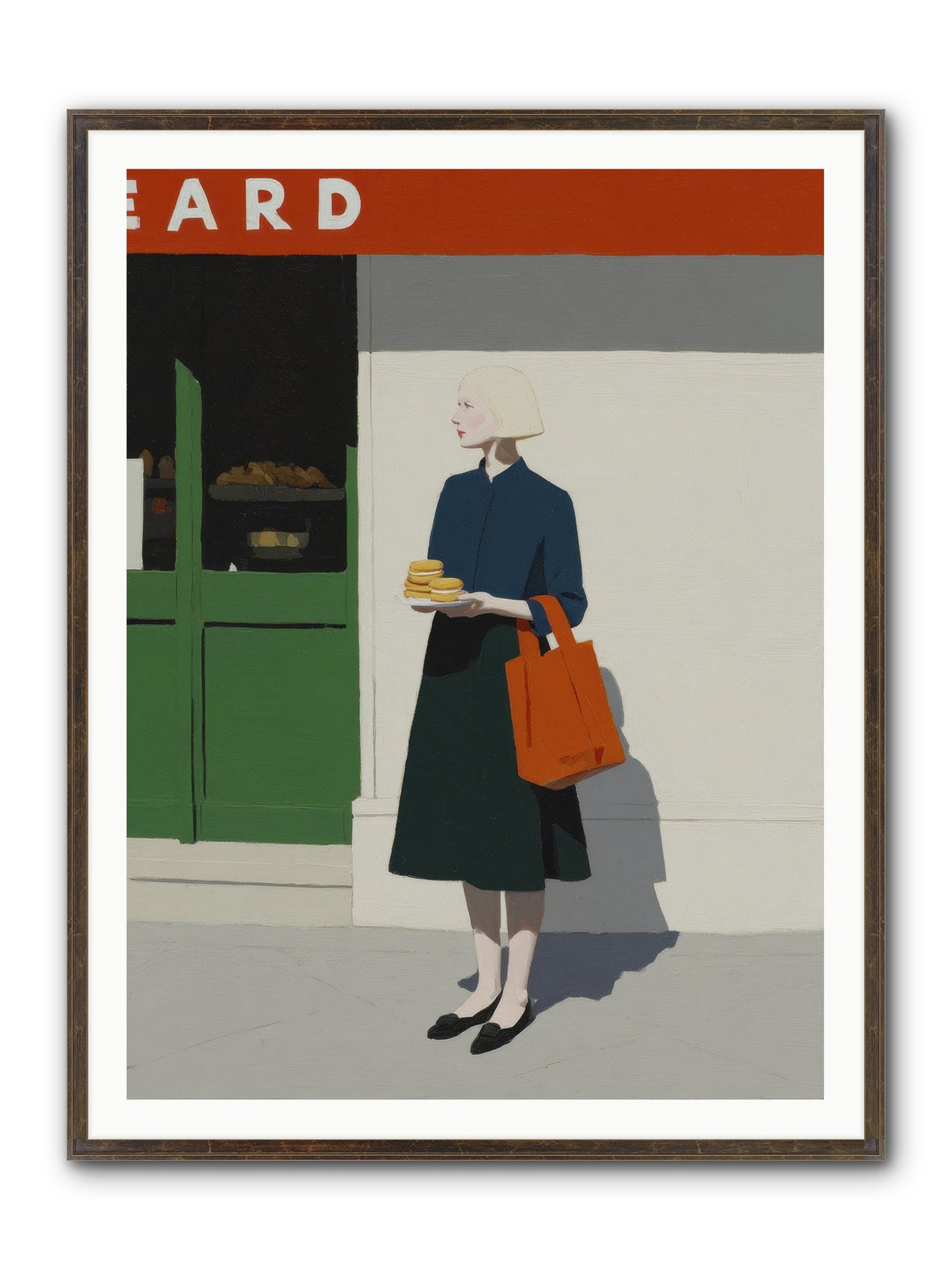 When Errands Became Poetry Framed Print - Slimwoods Black/Gold 36x48