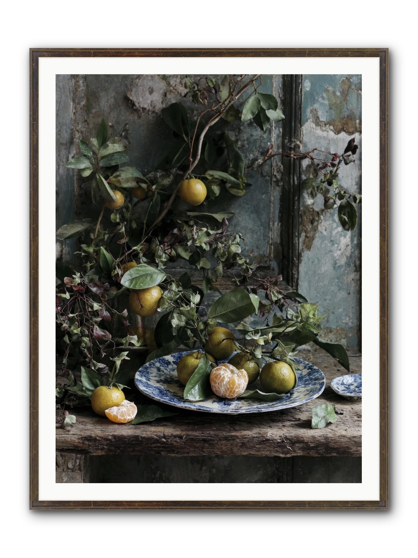 Wonderful Things Framed Print - Slimwoods Black/Gold 36x48