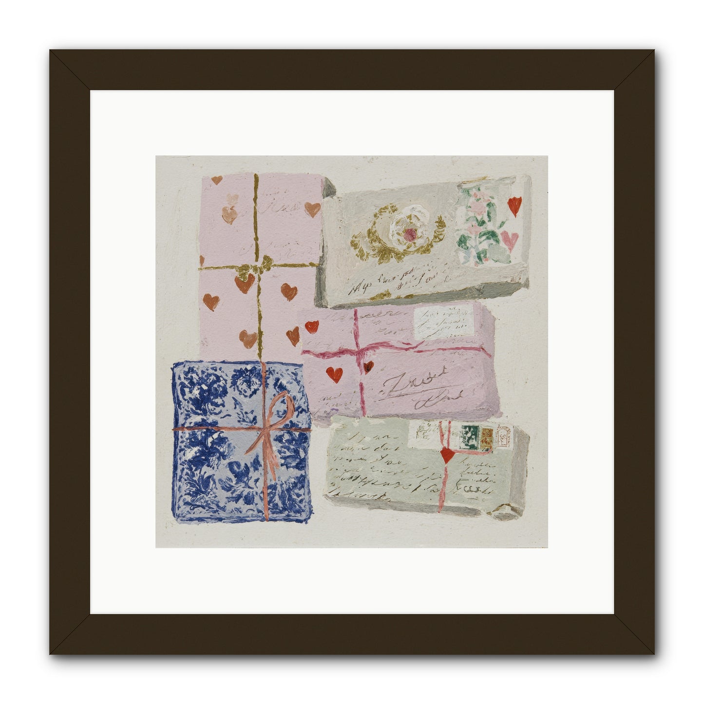 A Cabinet Of Partial Miracles -- Framed Print - Black 12x12