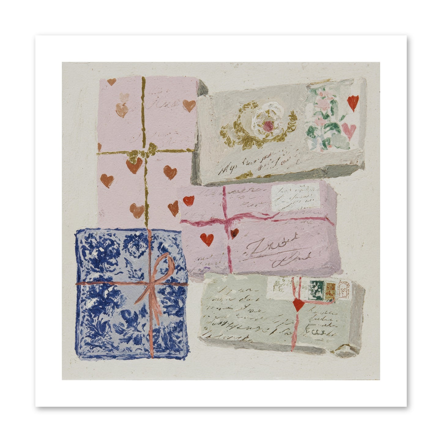A Cabinet Of Partial Miracles -- Loose Canvas Print 12x12