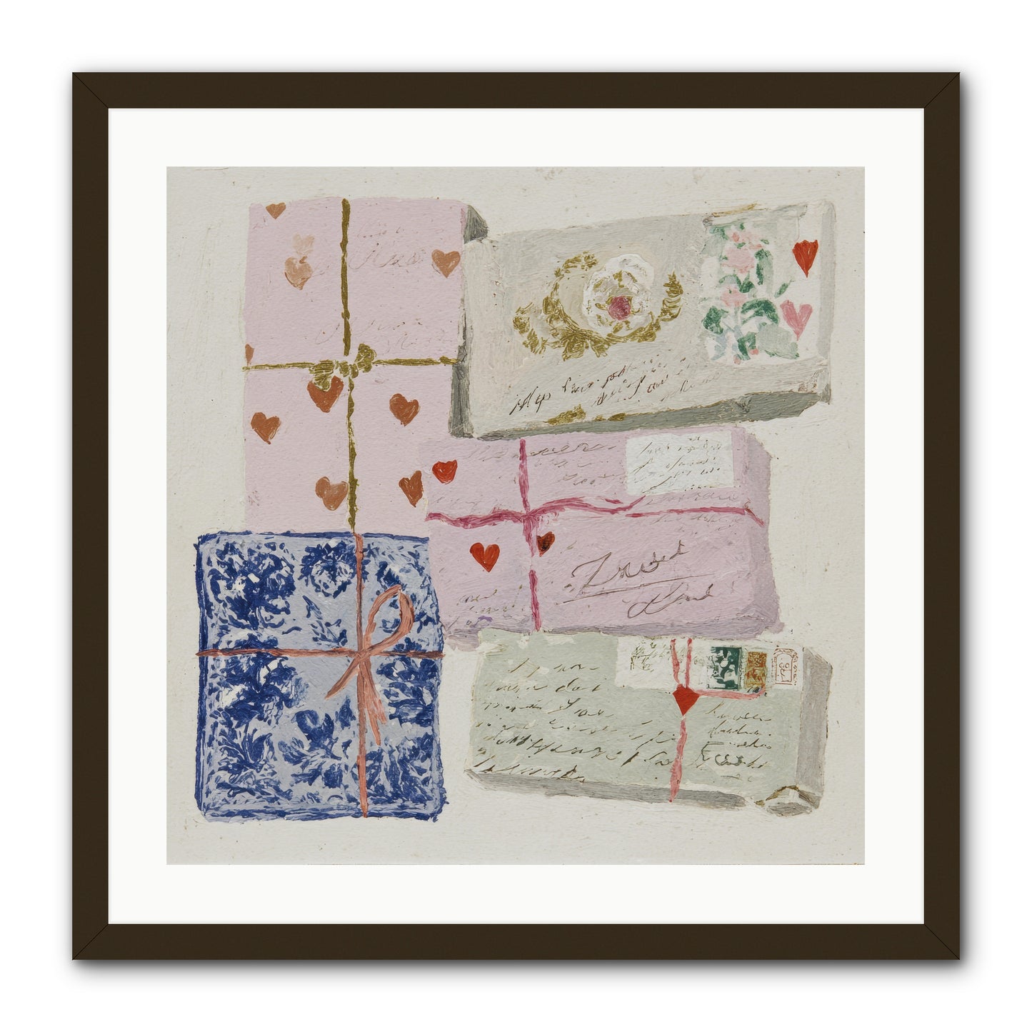 A Cabinet Of Partial Miracles -- Framed Print - Black 24x24