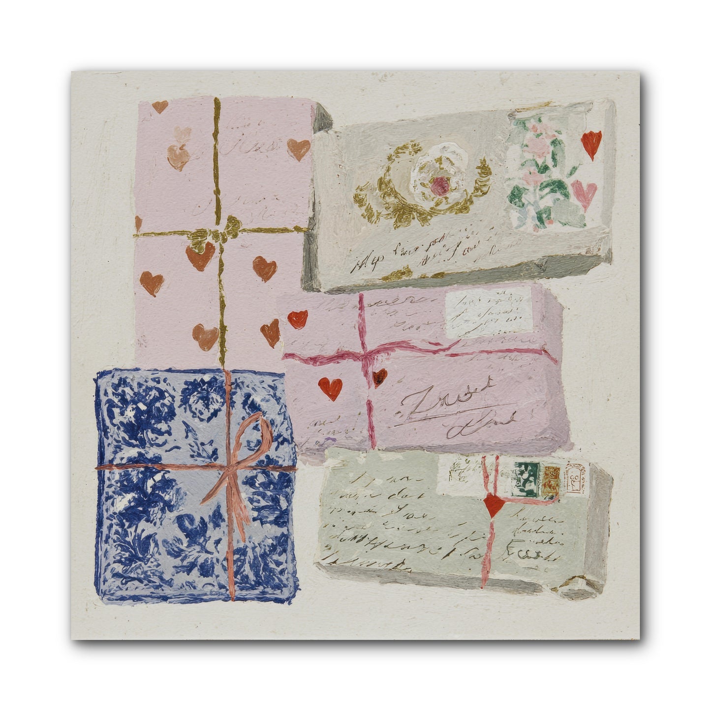 A Cabinet Of Partial Miracles -- Wrapped Canvas 10x10