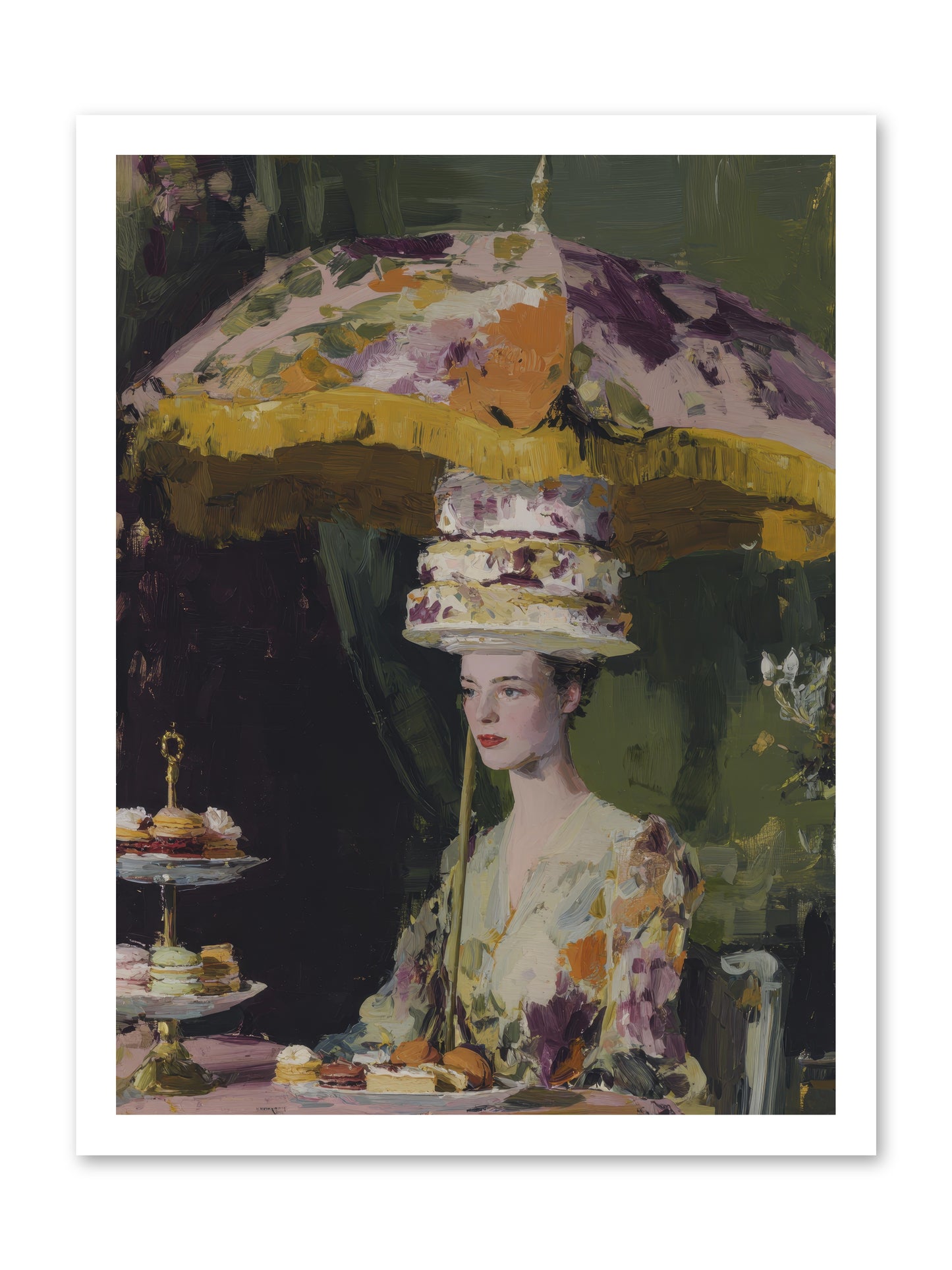 A Catalog of Ponderous Pleasures -- Loose Canvas Print 18x24