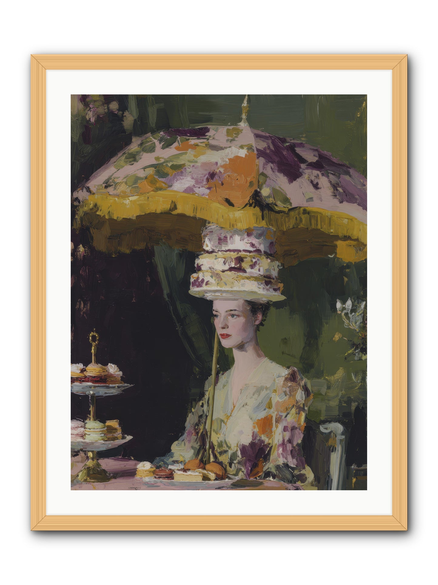 A Catalog of Ponderous Pleasures -- Framed Print - Natural 24x32
