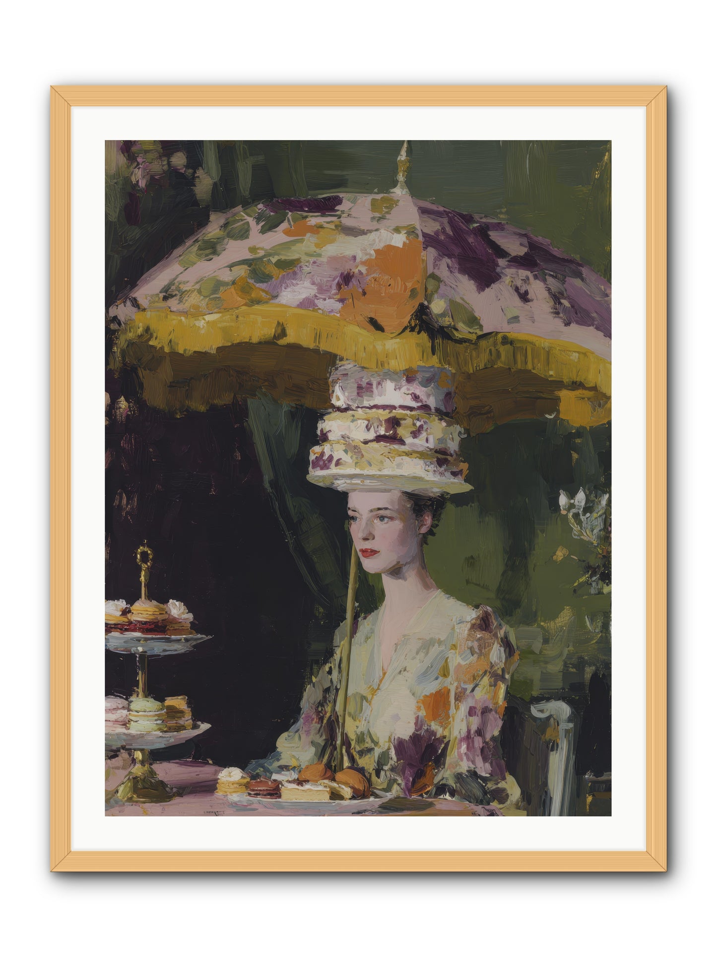 A Catalog of Ponderous Pleasures -- Framed Print - Natural 30x40