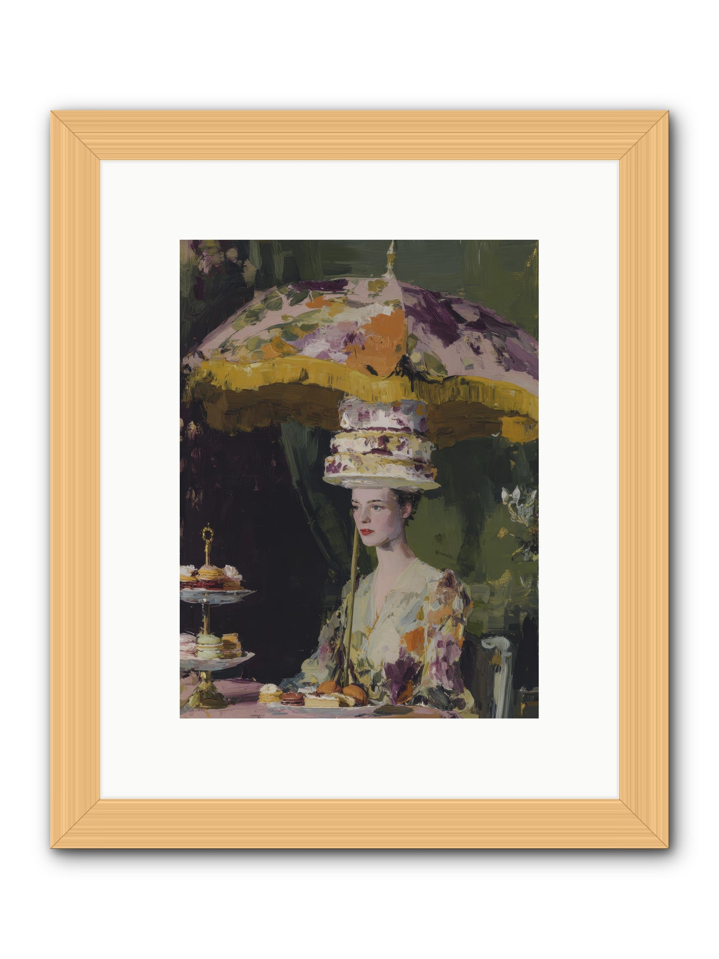 A Catalog of Ponderous Pleasures -- Framed Print - Natural 9x12