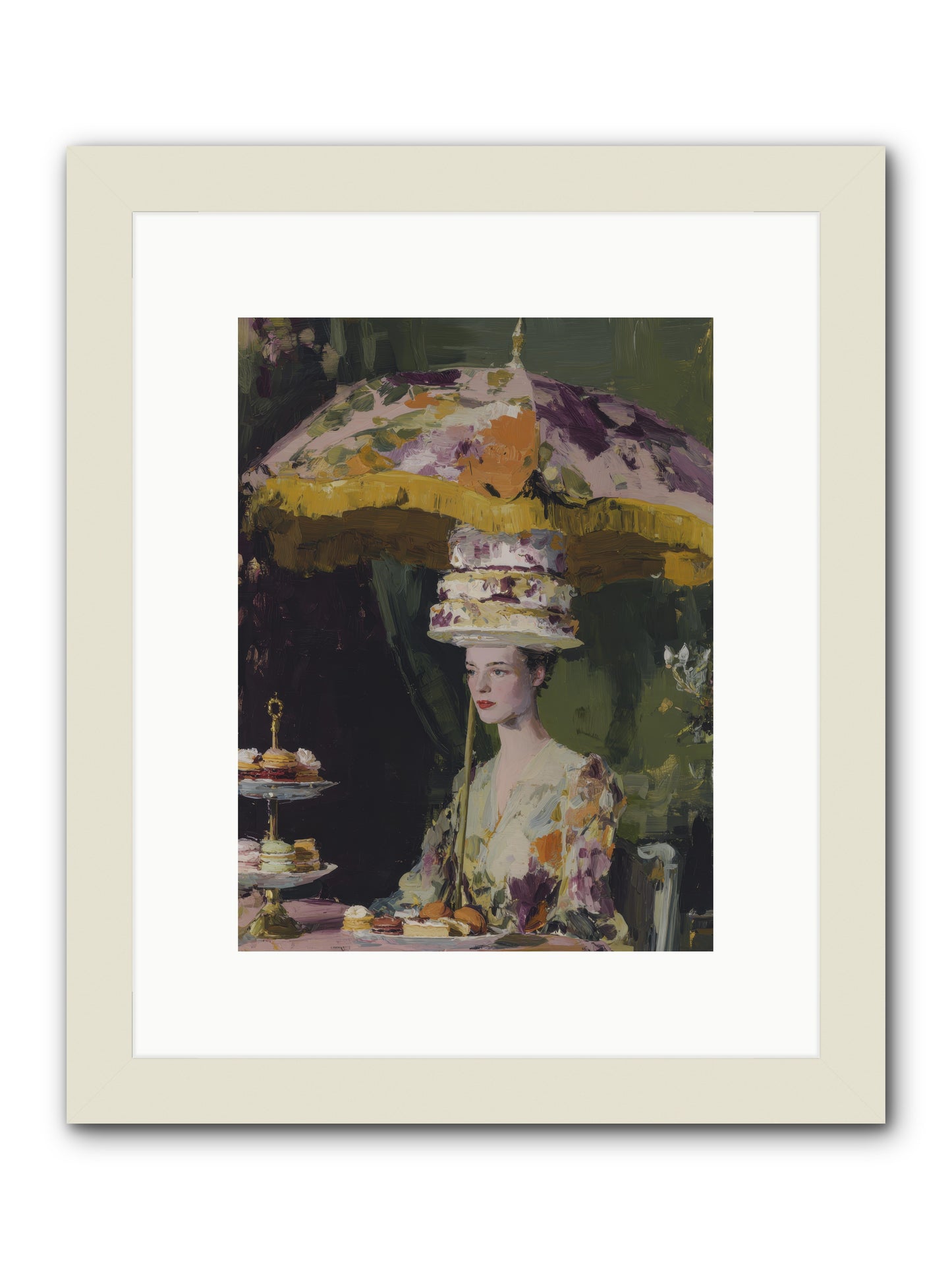 A Catalog of Ponderous Pleasures -- Framed Print - White 9x12