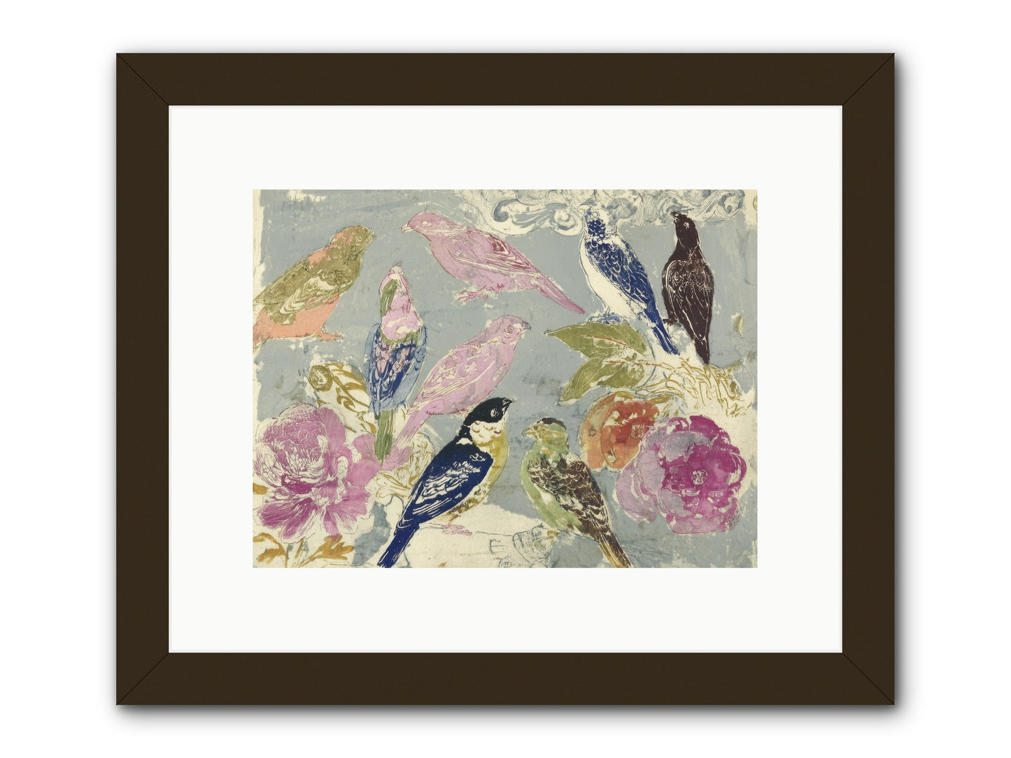 A Catalogue of Unsent Invitations -- Framed Print - Black 12x9