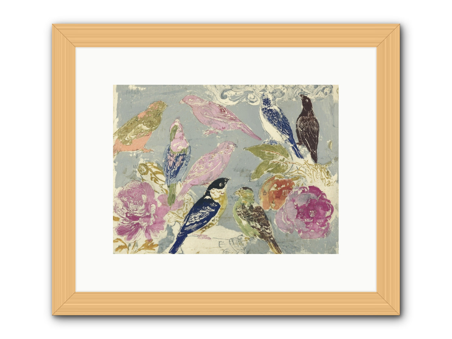 A Catalogue of Unsent Invitations -- Framed Print - Natural 12x9
