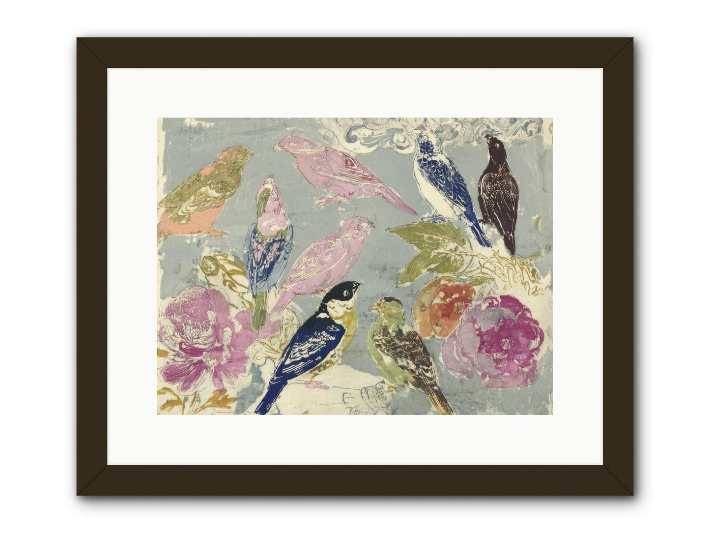 A Catalogue of Unsent Invitations -- Framed Print - Black 16x12