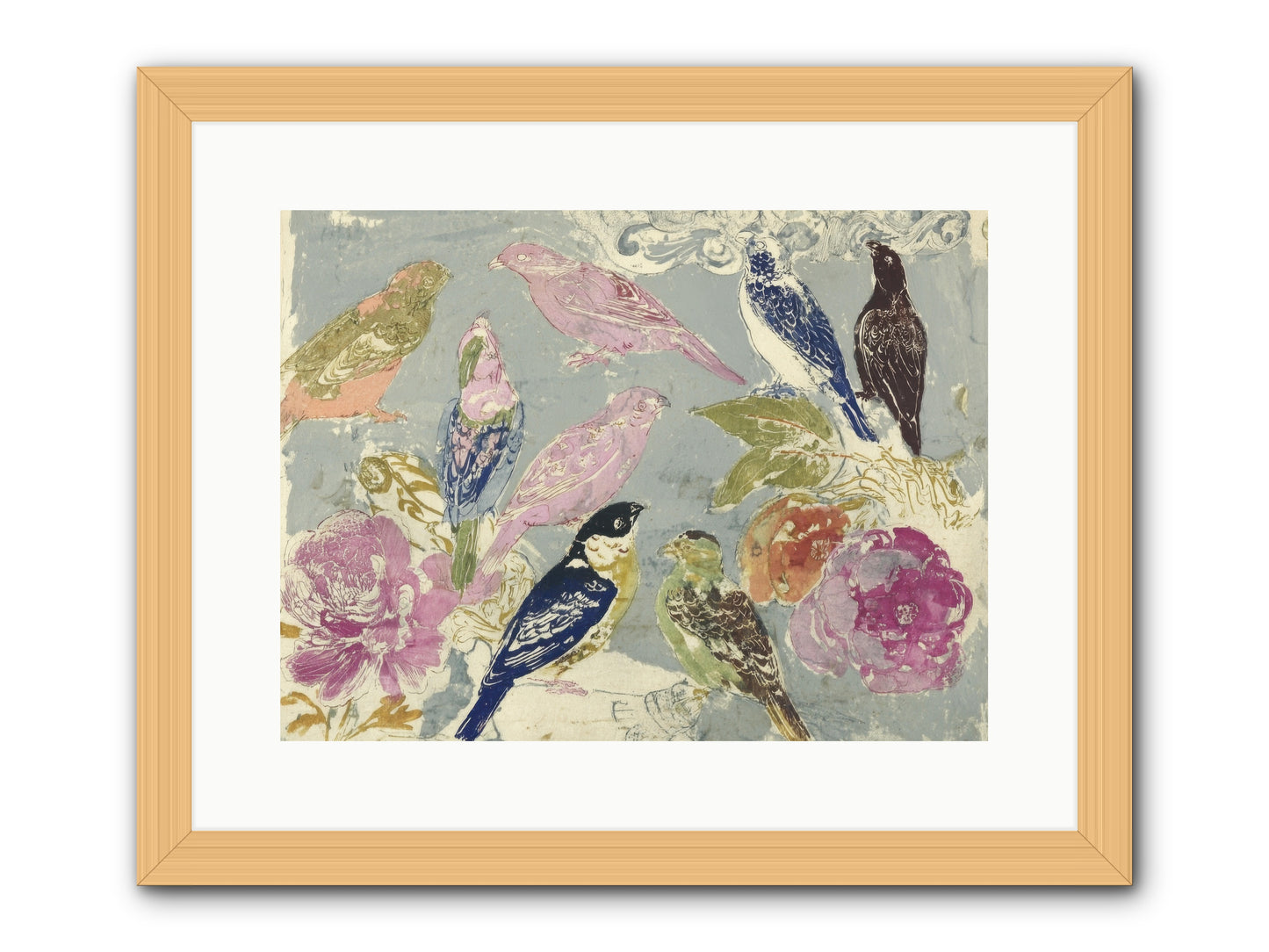 A Catalogue of Unsent Invitations -- Framed Print - Natural 16x12