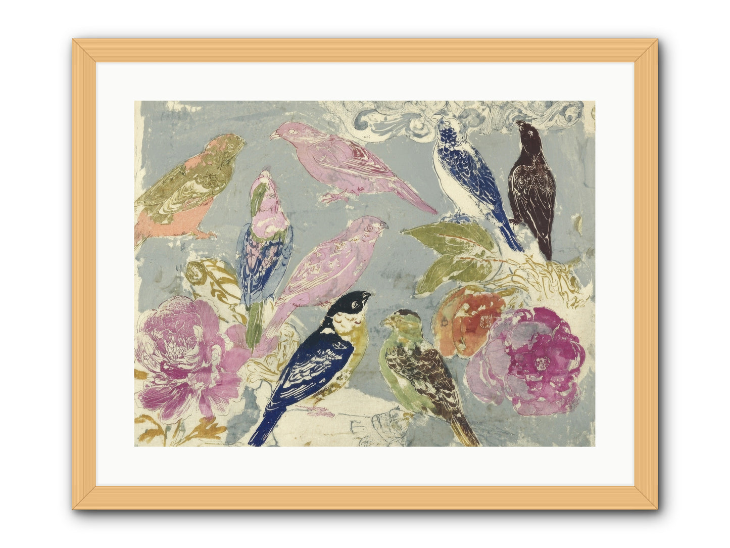A Catalogue of Unsent Invitations -- Framed Print - Natural 24x18