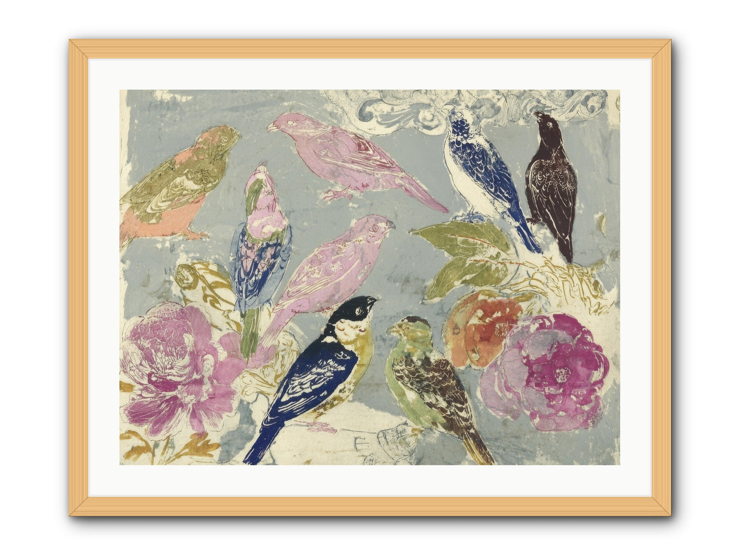 A Catalogue of Unsent Invitations -- Framed Print - Natural 32x24