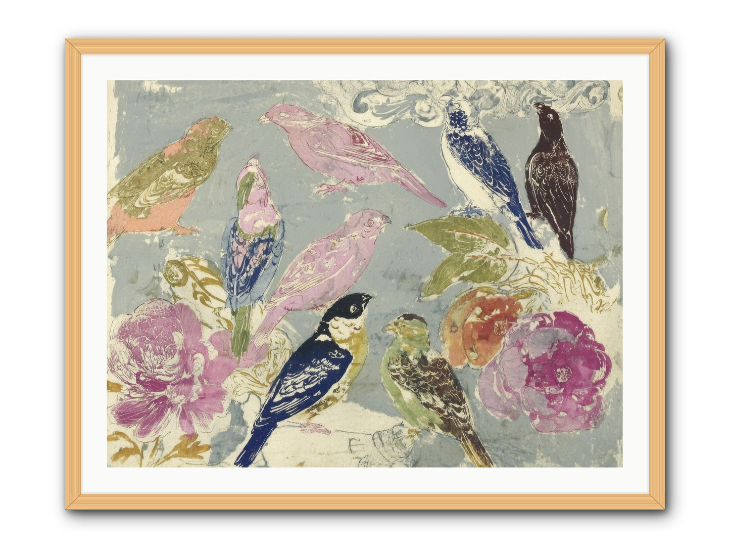 A Catalogue of Unsent Invitations -- Framed Print - Natural 40x30