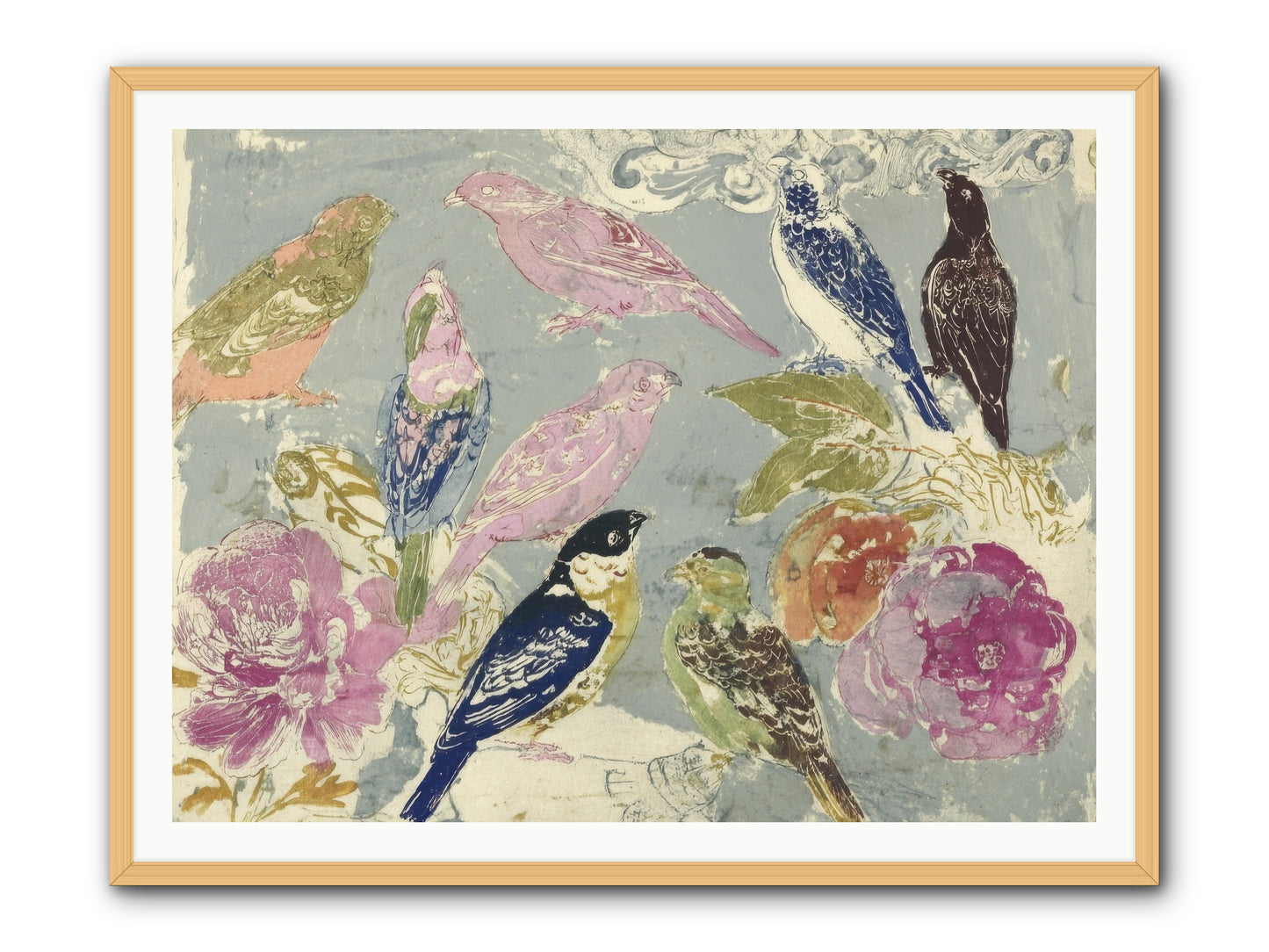 A Catalogue of Unsent Invitations -- Framed Print - Natural 48x36
