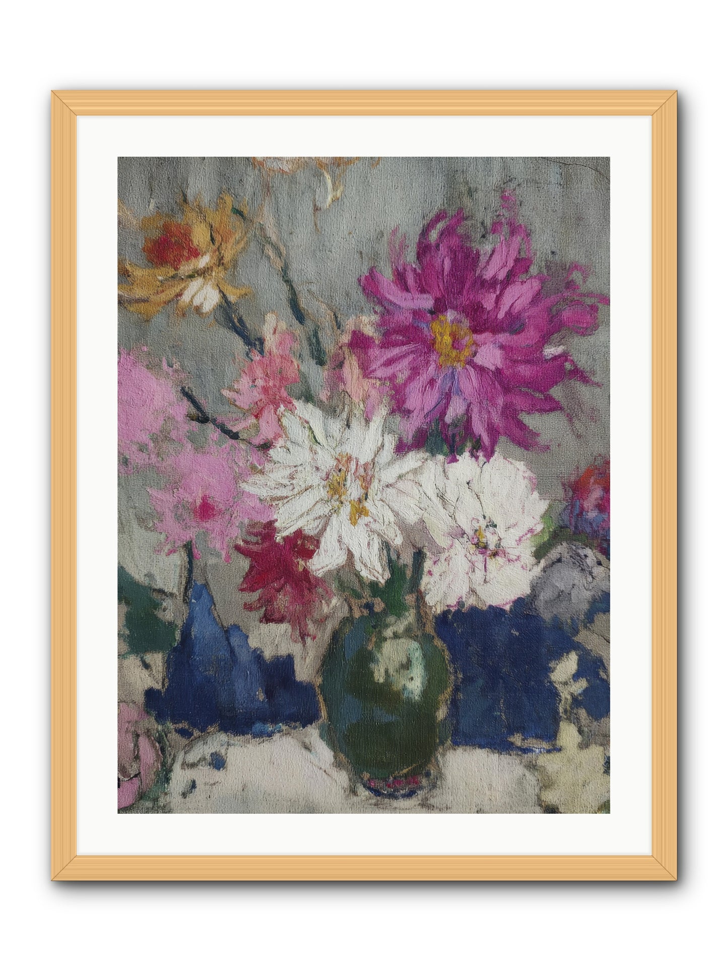 A Chronicle of Blooming -- Framed Print - Natural 24x32