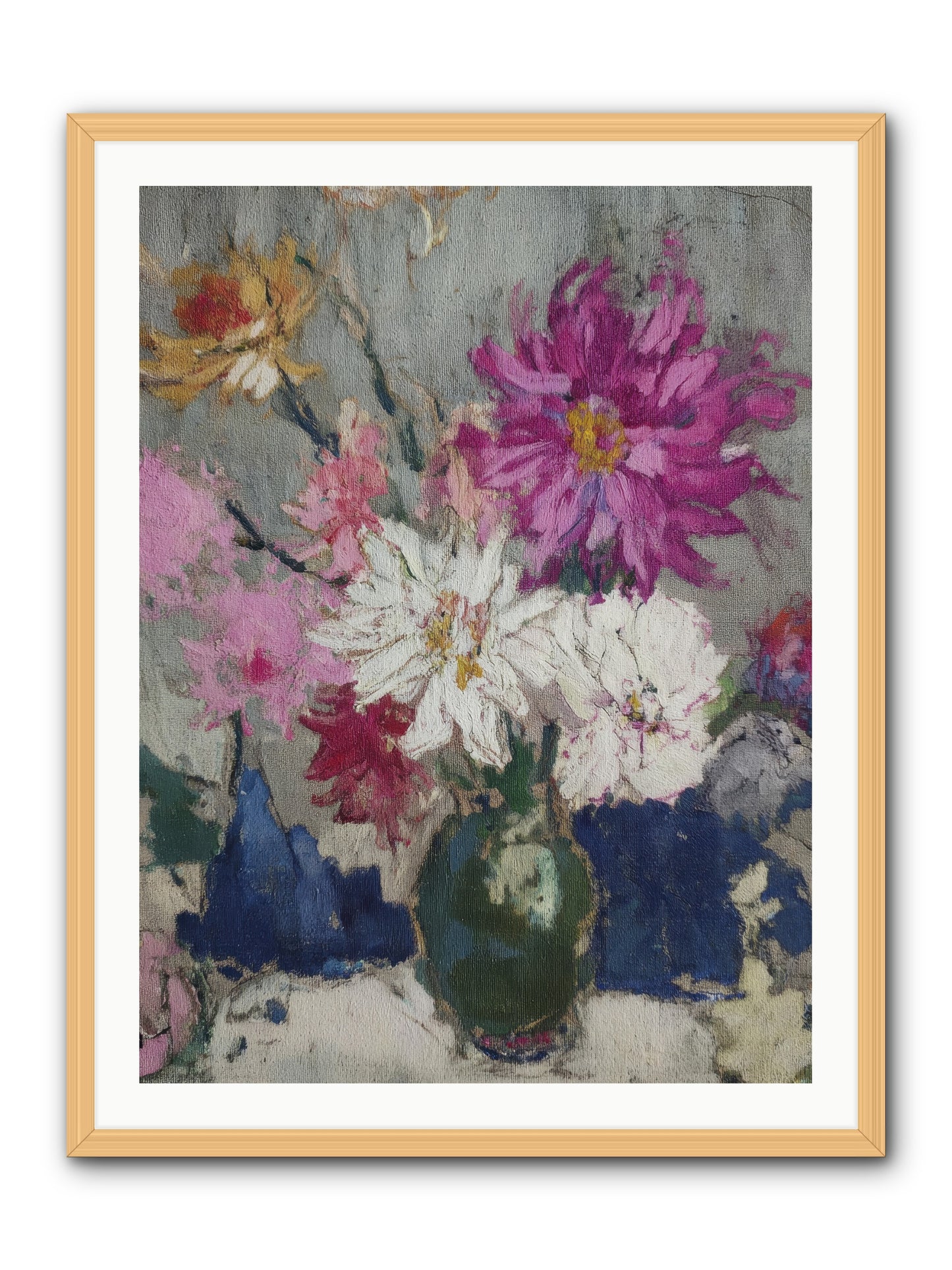 A Chronicle of Blooming -- Framed Print - Natural 30x40