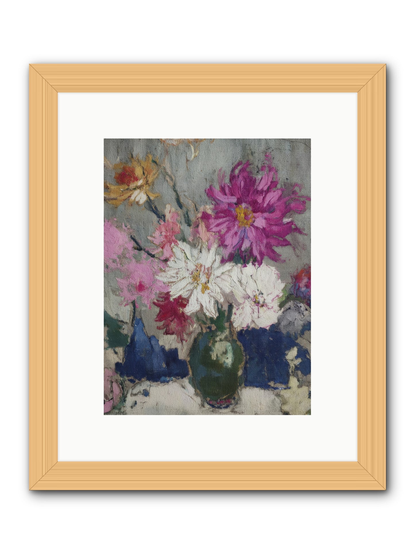 A Chronicle of Blooming -- Framed Print - Natural 9x12