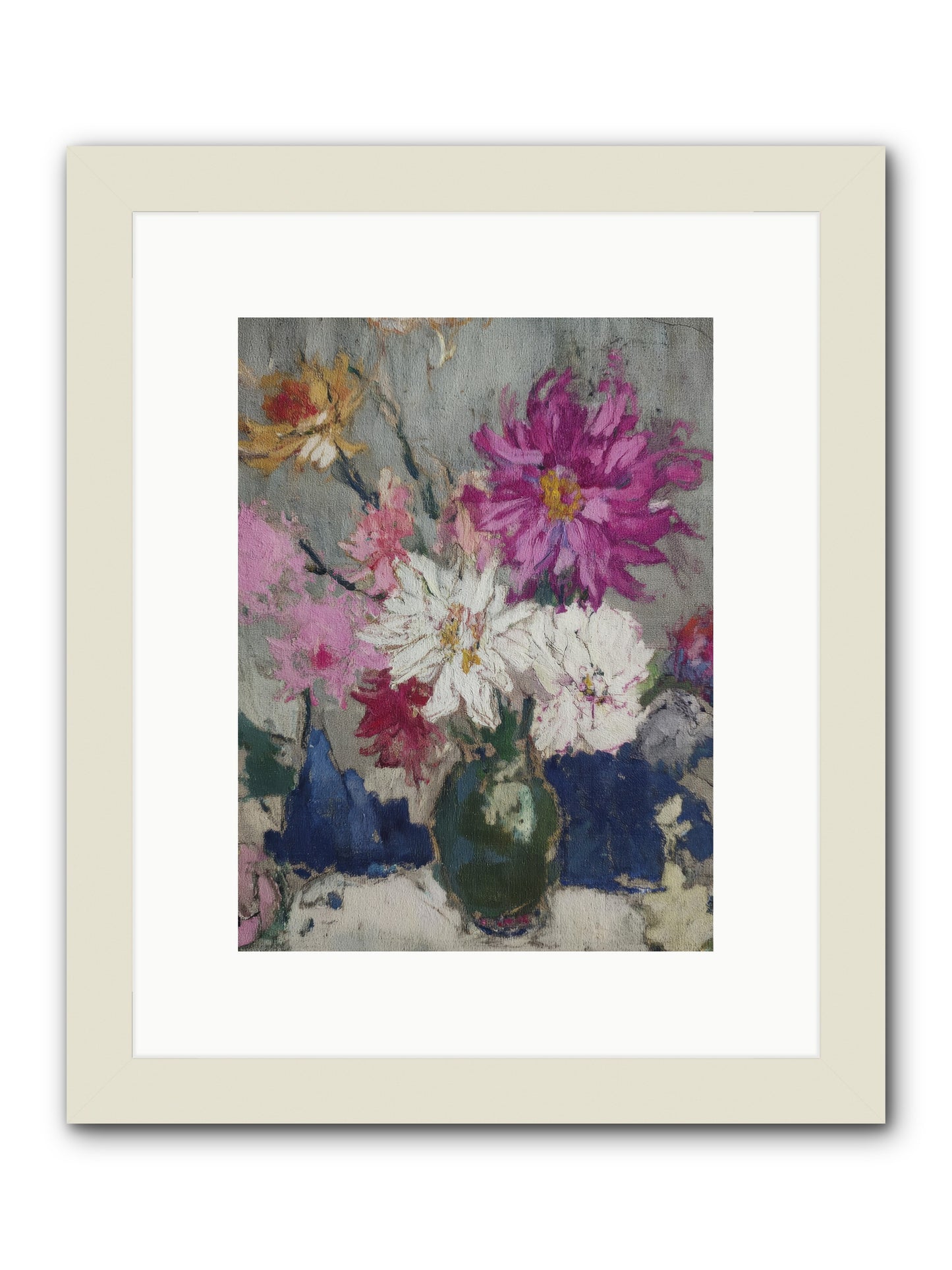 A Chronicle of Blooming -- Framed Print - White 9x12
