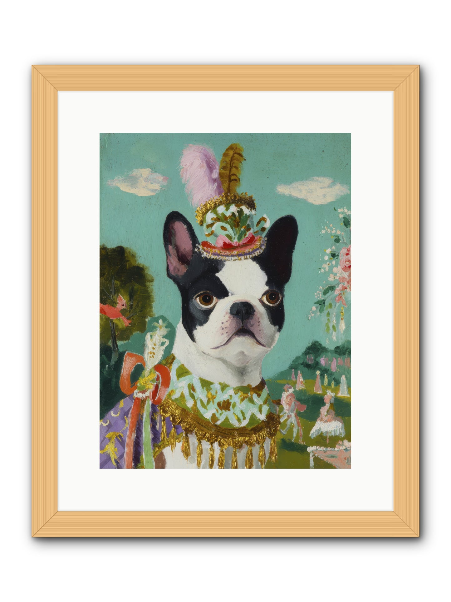 A Darling All My Own -- Framed Print - Natural 12x16